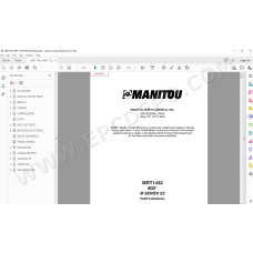 Manitou MRT 1432 400 Serie M E2 spare parts manual