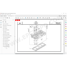 Manitou MRT 2150 Serie M E2 3B6 Fat Slim spare parts manual
