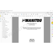 Manitou MRT 2150 Serie M E2 spare parts manual