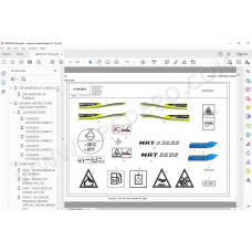Manitou MRT MRT-X 3255 Privilege Plus spare parts manual