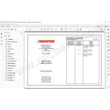 Manitou MRT MRT-X 2150 Plus Privilege spare parts manual