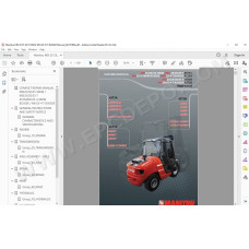Manitou Forklift MH 20-4 25-4 / MSI 20 25 30 35 36kW / Turbo / Buggie / 4ST3B / 4ST3A service manual