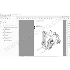 Manitou Forklift MH MSI 20 25 30 35 Turbo / Buggie service manual