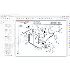 Manitou Forklift MSI 20 25 30 G / Buggie spare parts manual