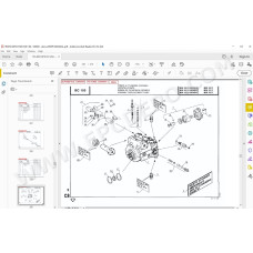 Manitou Forklift MSI 30D spare parts manual