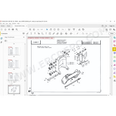 Manitou Forklift MSI 30D spare parts manual