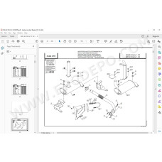 Manitou Forklift MSI 40 50 H S1 E2 spare parts manual