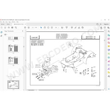 Manitou Forklift MSI 40 50 H S1 E2 spare parts manual