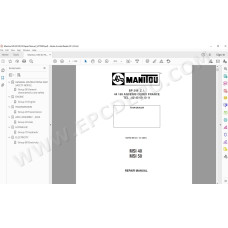 Manitou Forklift MSI 40 50 service manual