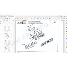 Manitou Forklift MSI 50 D spare parts manual