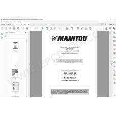 Manitou MT 10055 XT spare parts manual