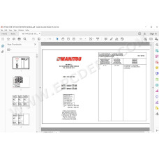 Manitou MT 1440 1840 ST3B spare parts manual