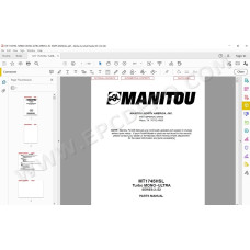 Manitou MT 1745 HSL Turbo Serie 2 E2 spare parts manual