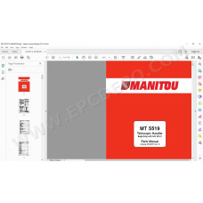 Manitou MT 5519 spare parts manual