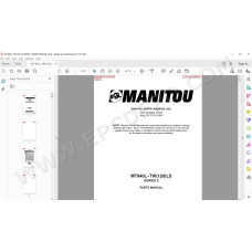 Manitou MT 940L TW 120 LS Serie 2 spare parts manual