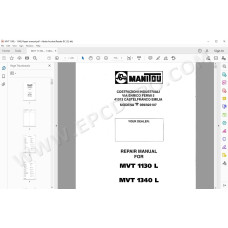 Manitou MVT 1130L 1340L service & repair manual