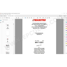 Manitou MVT 628 Turbo Comfort E2 parts manual