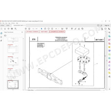 Manitou MVT 628 Turbo Comfort spare parts manual