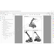 Manitou SLT 415 415B 420B S1 / S2 E2 service & repair manual