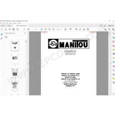 Manitou Forklift T502 T602 T802 T1002 TC-D Serie F parts manual