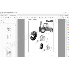 Manitou Forklift T502 T602 T802 T1002 TC-D Serie F parts manual