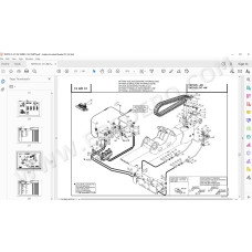 Manitou Forklift TMT55 FL / XT 4W Series 1 E2 parts manual