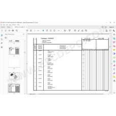 Manitou Forklift TMT 55 HT / XT T3 4 way spare parts manual