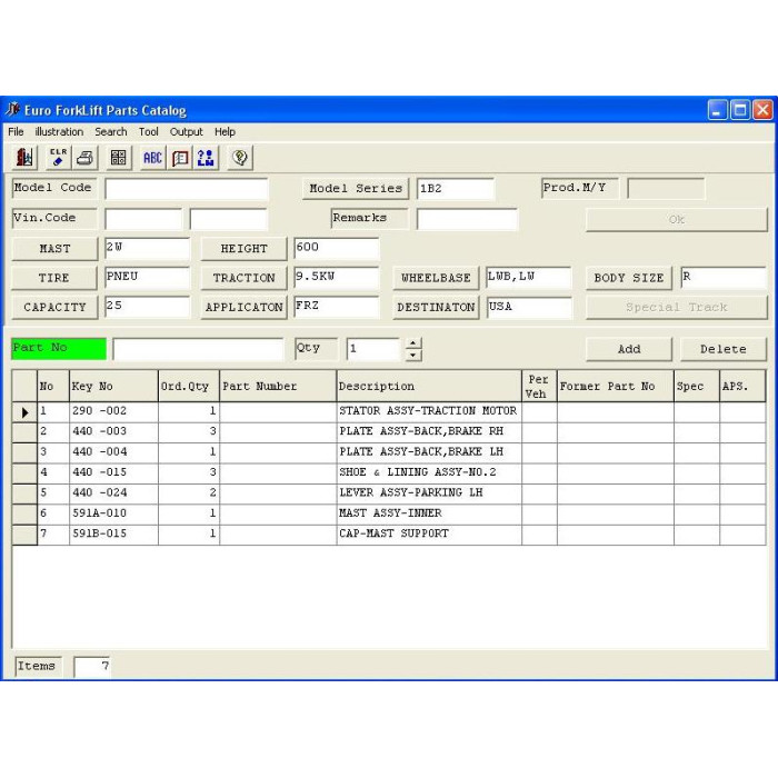NISSAN FORKLIFT EPC SPARE PARTS CATALOG 2009
