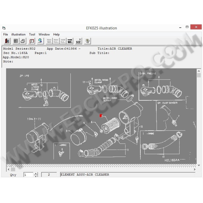NISSAN FORKLIFT EPC SPARE PARTS CATALOG 2013