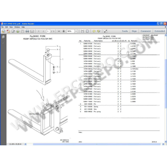NICHIYU FORKLIFT EPC SPARE PARTS CATALOG