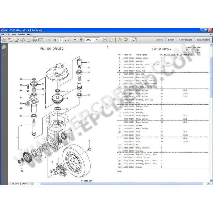 NICHIYU FORKLIFT EPC SPARE PARTS CATALOG