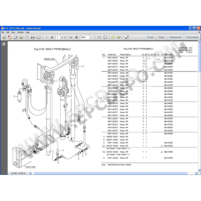 NICHIYU FORKLIFT EPC SPARE PARTS CATALOG