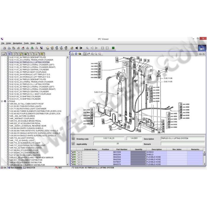 OM PIMESPO FORKLIFT EPC PARTS CATALOG 2012