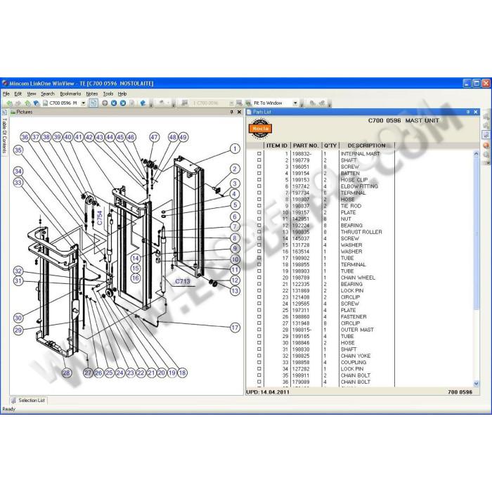ROCLA FORKLIFT EPC SPARE PARTS CATALOG 2015