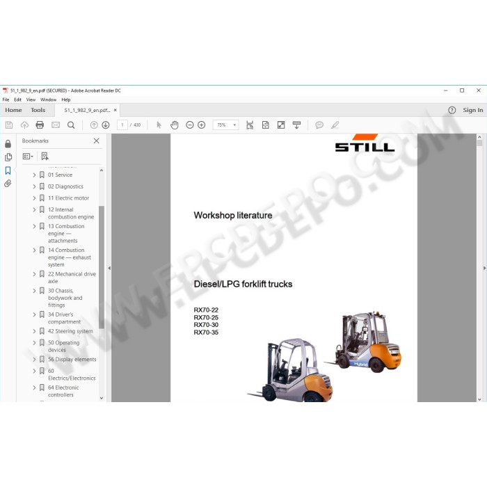 STILL STEDS 8.18 2018 EPC PARTS CATALOG + SERVICE