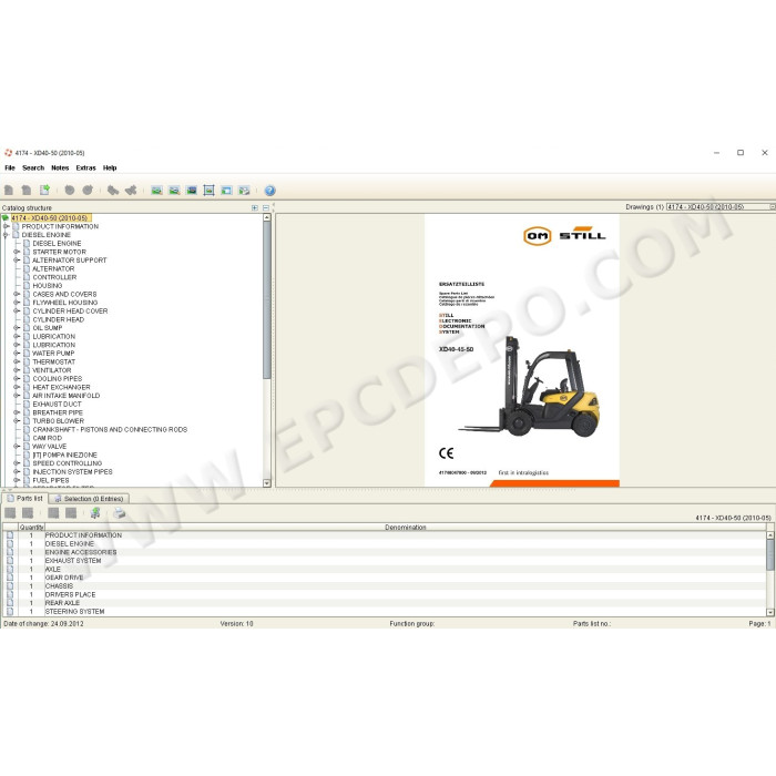 STILL STEDS 8.19 2019 EPC PARTS CATALOG + SERVICE