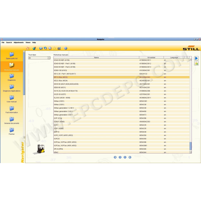 STILL STEDS 8.21 2021 EPC PARTS CATALOG + SERVICE