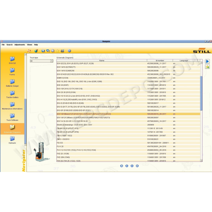 STILL STEDS 8.21 2021 EPC PARTS CATALOG + SERVICE