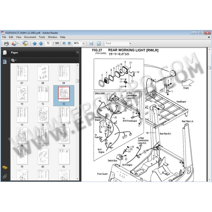TCM FORKLIFT EPC SPARE PARTS CATALOG