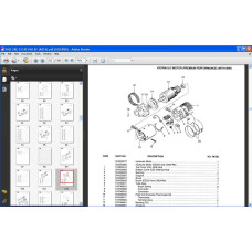 YALE FORKLIFT ERC / ERP 030 - 040 AF PARTS CATALOG