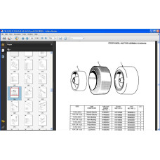 YALE FORKLIFT ERC / ERP 030 - 040 AF PARTS CATALOG