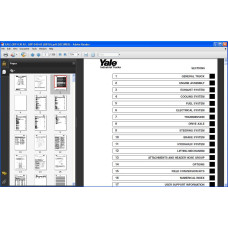 YALE FORKLIFT GDP030AF, GDP040AF PARTS CATALOG