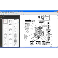 YALE FORKLIFT GDP030AF, GDP040AF PARTS CATALOG