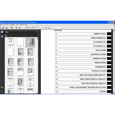 YALE FORKLIFT GLP / GDP 16 - 20 AF / BF PARTS CATALOG
