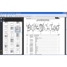 YALE FORKLIFT GLP / GDP 16 - 20 AF / BF PARTS CATALOG