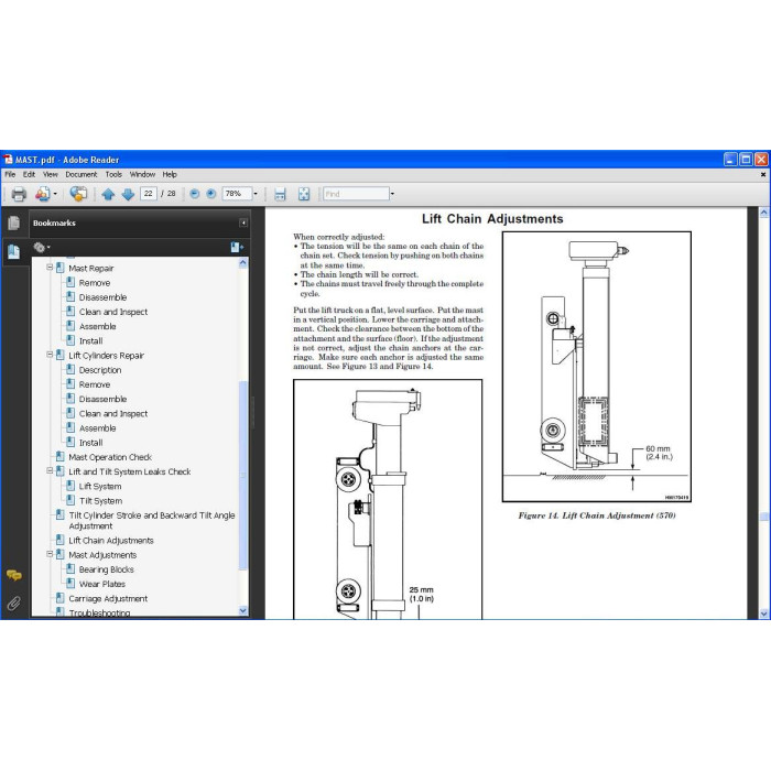Hyster H16.00-18.00XM-EC H400-450H-EC US service manual