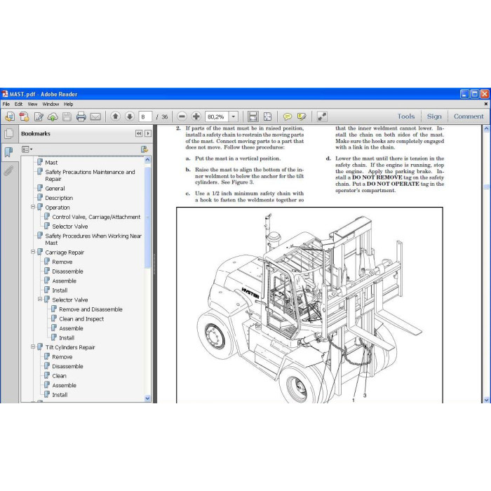 Hyster H16.00-18.00XM/XMS-12 H400-450HD EU service manual