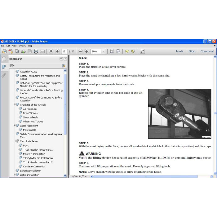 Hyster H16.00-18.00XM/XMS-12 H400-450HD EU service manual