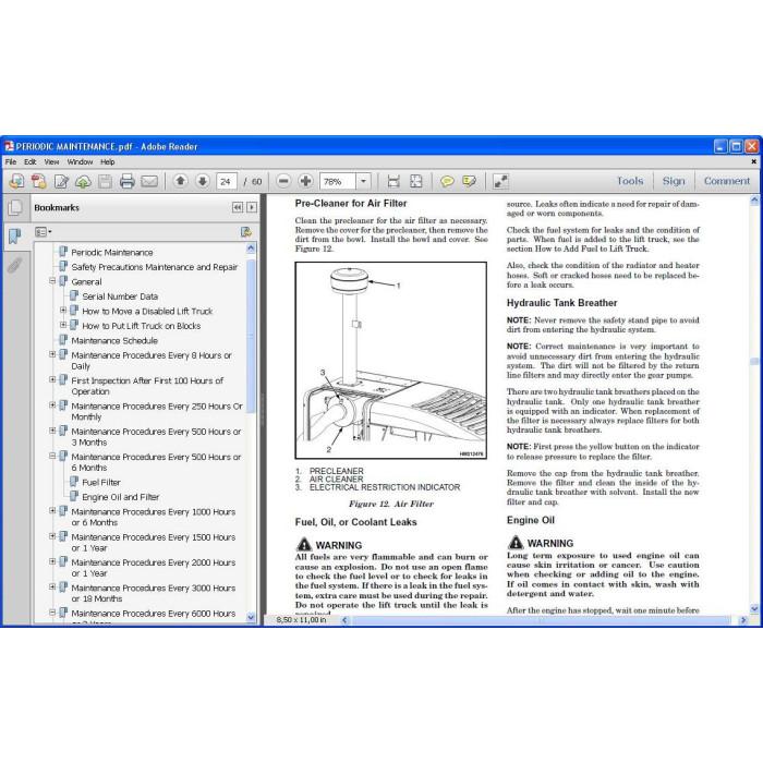 Hyster H16.00-18.00XM/XMS-12 H400-450HD US service manual