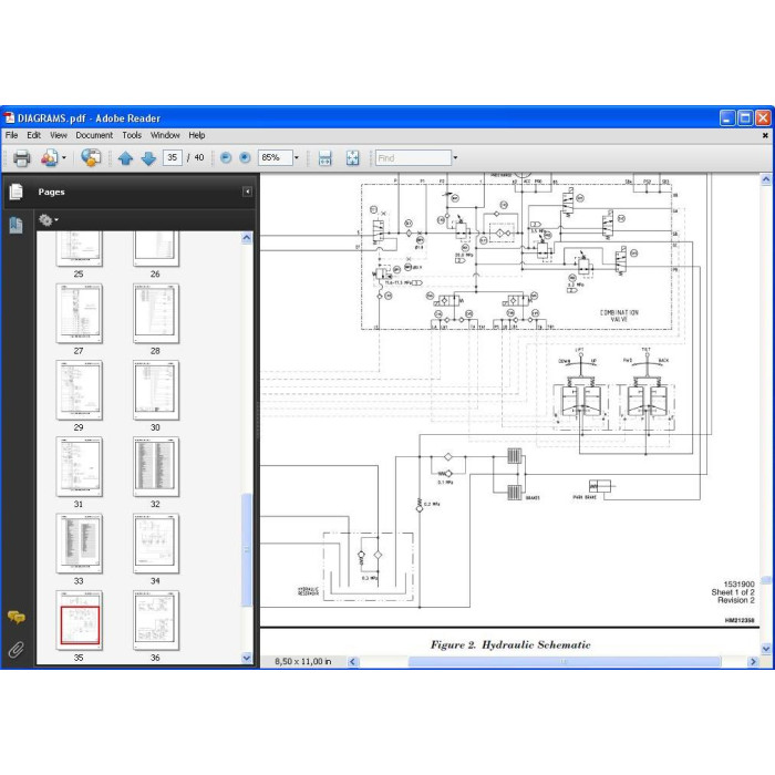 Hyster H16.00-22.00XM-12EC H400-500HD US service manual